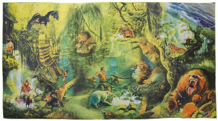 Mata na podłogę Lean Toys Dżungla 108 x 58 1594 (1818911397718) - obraz 1