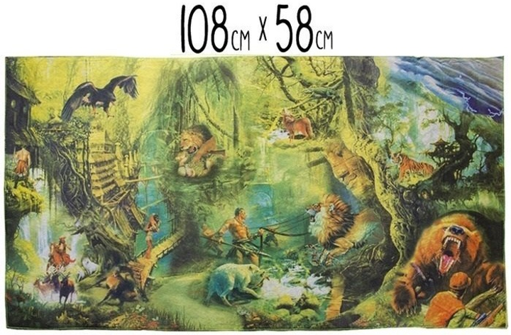 Mata na podłogę Lean Toys Dżungla 108 x 58 1594 (1818911397718) - obraz 2