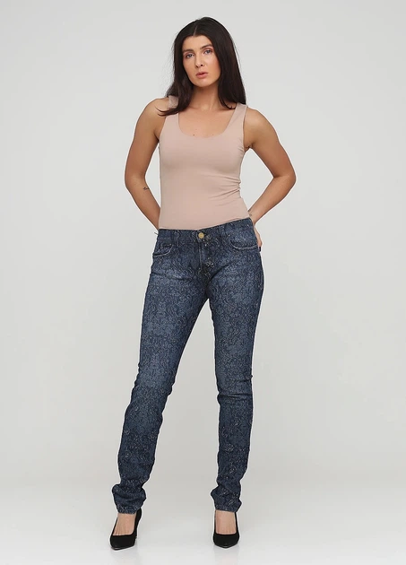 Джинсы женские PINKO 28 синие (11D6C3 Z16Y G08-28) - Фото 1 Джинсы женские PINKO 28 синие (11D6C3 Z16Y G08-28) - изображение 1