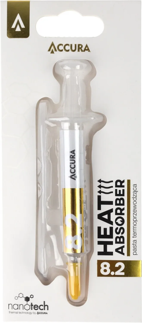 Pasta termoprzewodząca Accura Heat Absorber 8.2 Gray 2.5 g (5902846463801) - obraz 2