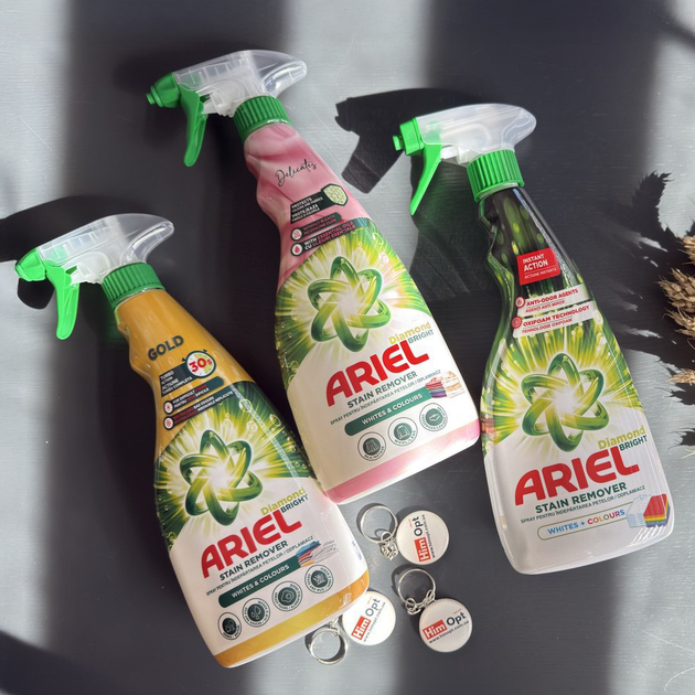 Спрей засіб для виведення плям Ariel White & Color Delicat, 750 мл - зображення 3