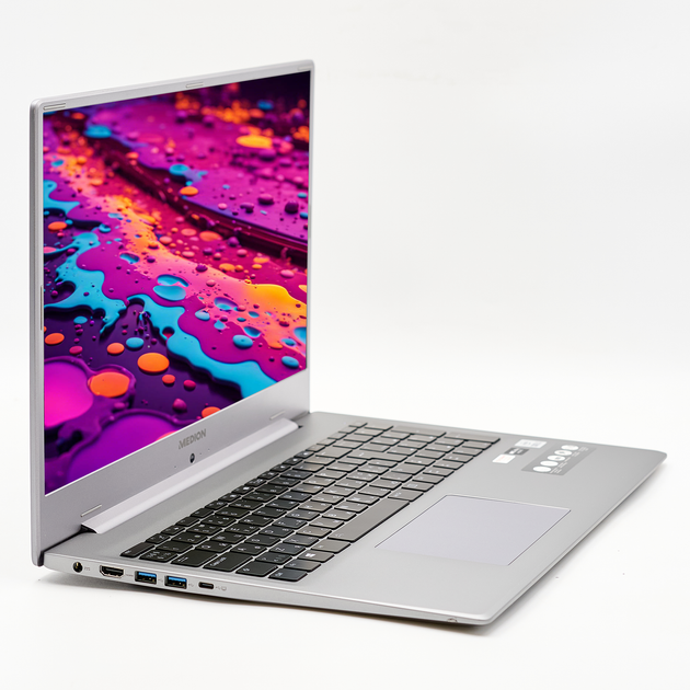 Ноутбук 17,3" Medion (Lenovo Group) Akoya S17403 | Intel Core i3-10110U | IPS (1920x1080) FullHD | RAM 8 ГБ | SSD 256 ГБ | Intel Graphics | Метал | підсвітка | Win11 (4381) - Уцінка - зображення 3