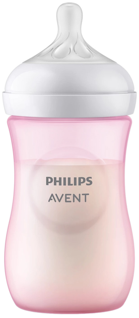 Butelka do karmienia Philips Avent Natural Response 260 ml 1m+ Różowa SCY903/11 (8710103989653) - obraz 3