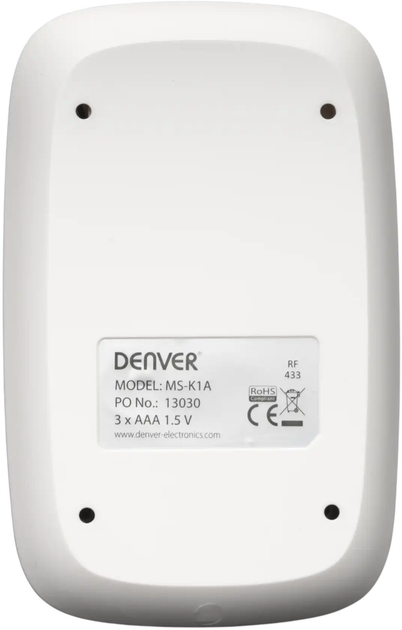 Bezprzewodowy zestaw alarmowy Denver SHA-150 White (5706751047169) - obraz 8