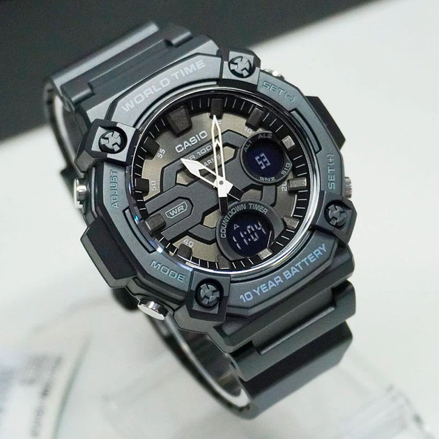 Мужские наручные часы CASIO AEQ-120W-1B - изображение 5