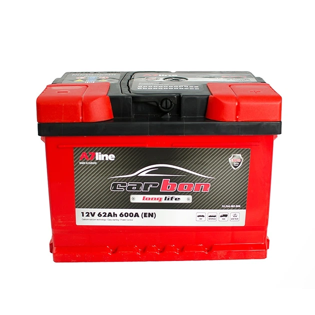 Акумулятор CARBON 62 Ah/12V "0" (+ справа) - зображення 2