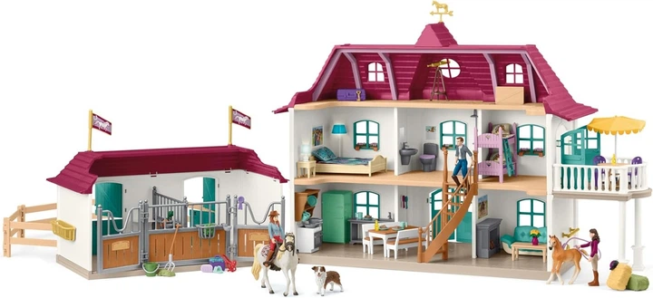Великий кінний двір з будинком та стайня Schleich 42706 - изображение 7
