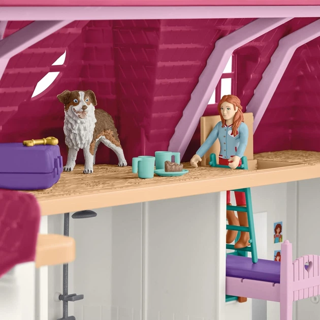 Великий кінний двір з будинком та стайня Schleich 42706 - изображение 8
