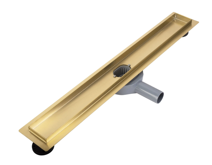Трап для душу REA NEOX 80 PRO BRUSHED GOLD матове золото (REA-G2703) - зображення 4