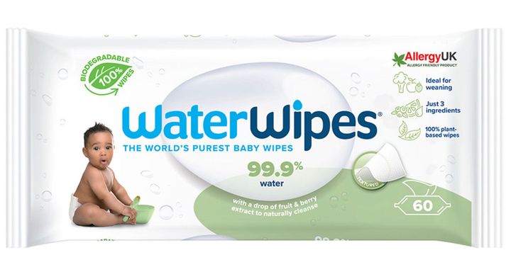 Zestaw chusteczek nawilżanych WaterWipes Soapberry BIO dla dzieci 9 x 60 szt (5099514200711) - obraz 2