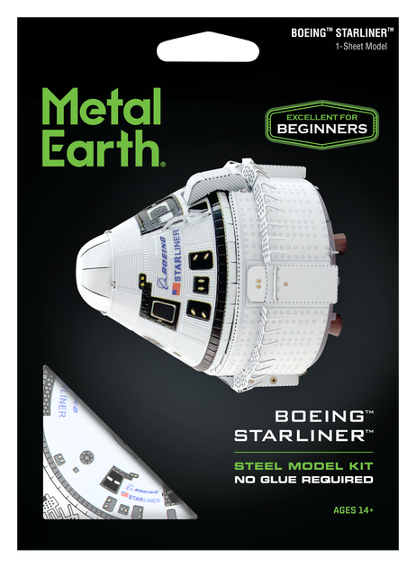 Металлический 3D конструктор "Boeing CST-100 Starliner", Metal Earth, MMS173 - изображение 6