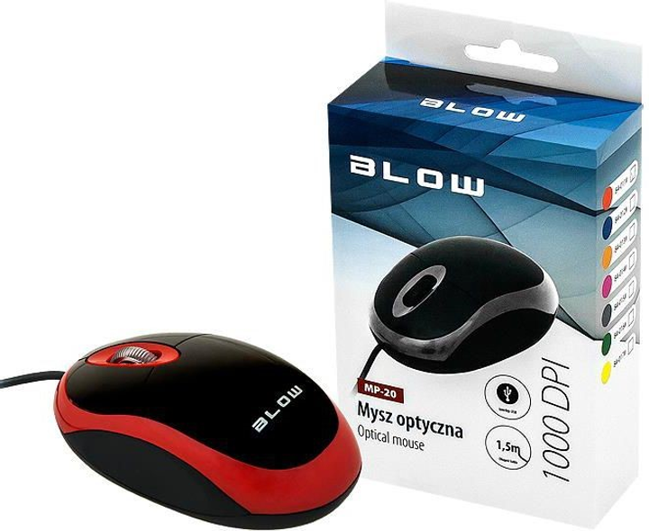 Mysz Blow MP-20 USB Red (84-011#) - obraz 2