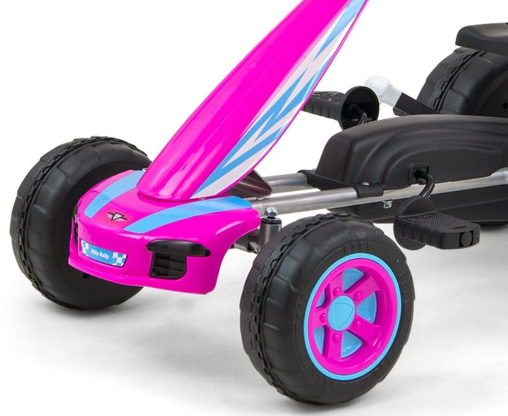 Gokart na pedały Milly Mally Viper Pink (5901761125849) - obraz 2