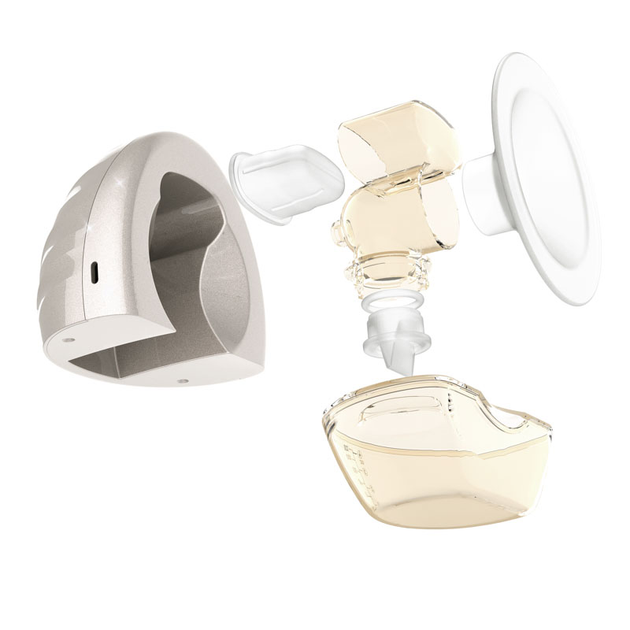 Електронний молоковідсмоктувач Neno Perla handsfree трифазний бездротовий (NEN-MAM-LK015) 120 мл (5902479675565) - зображення 2