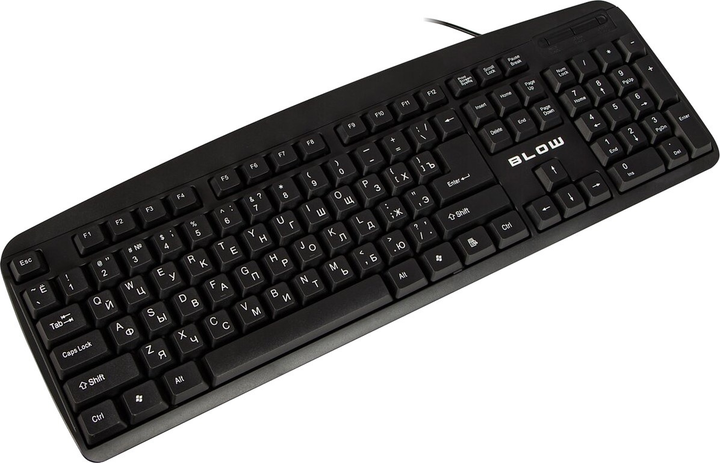 Клавіатура дротова Blow KP-104 USB Black (84-208#) - зображення 1