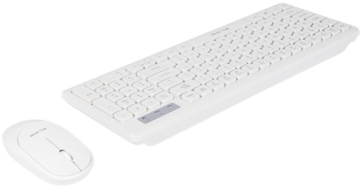 Zestaw bezprzewodowy Blow KM-5 White (5900804118473) - obraz 2