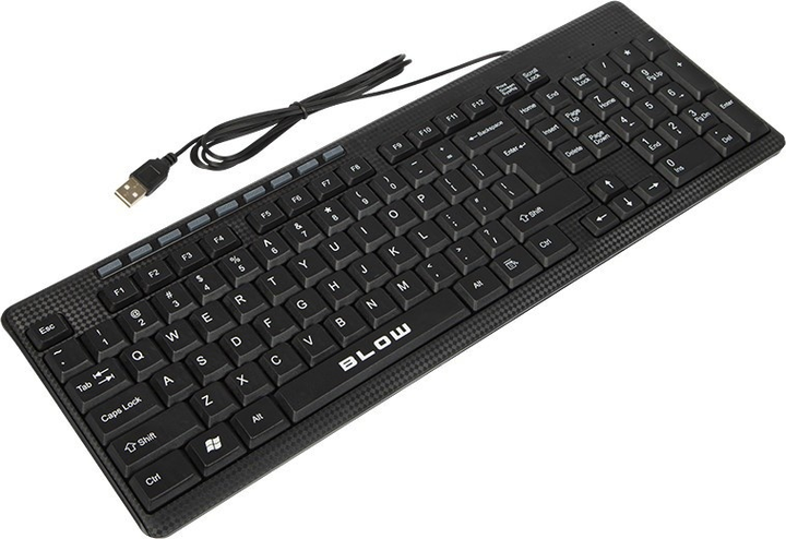 Клавіатура дротова Blow KP-111 USB Black (84-209#) - зображення 2