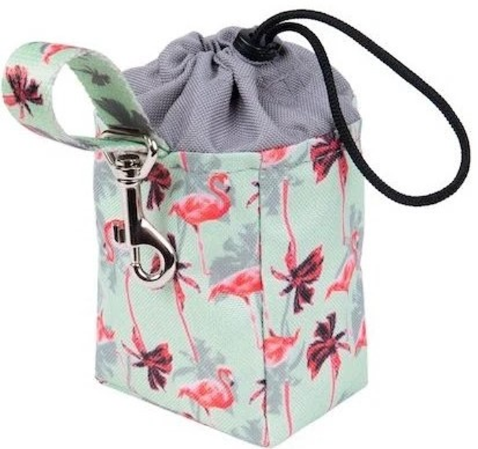 Torebka na przysmaki Amiplay BeHappy Flamingo Zielona (5907563282933) - obraz 2