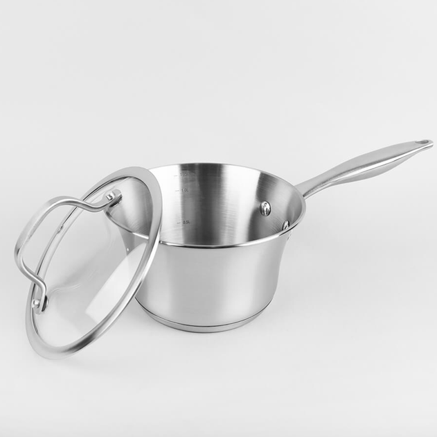 Стійка нержавіюча Maestro 160 мм x 1.25 л з кришкою (MR-3505-16S) - зображення 5