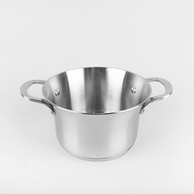 Каструля нержавіюча Maestro 180 мм x 1.75 л з кришкою (MR-3505-18) - Фото 2 Каструля нержавіюча Maestro 180 мм x 1.75 л з кришкою (MR-3505-18) - зображення 2
