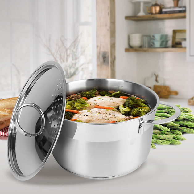 Кастрюля нержавеющая Maestro 160 мм х 1.5 л MR-3511-16 (MR-3511-16) - изображение 5