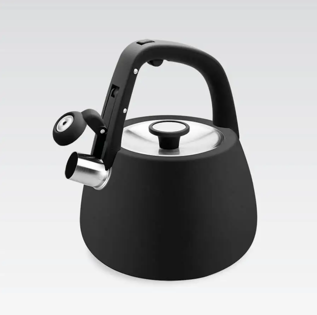 Чайник нержавеющий Maestro 2.5л черный (MR-1318-BLACK) черный - изображение 2
