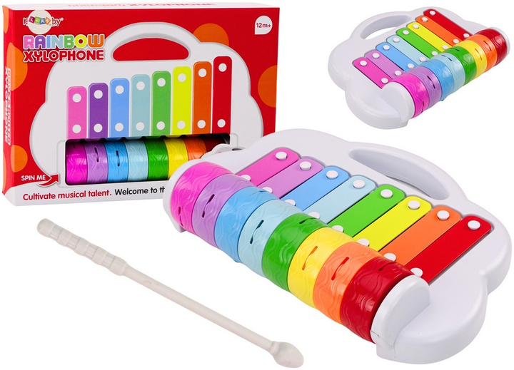 Cymbałki tęczowe Lean Toys Kolorowe 19148 (5905991015055) - obraz 2