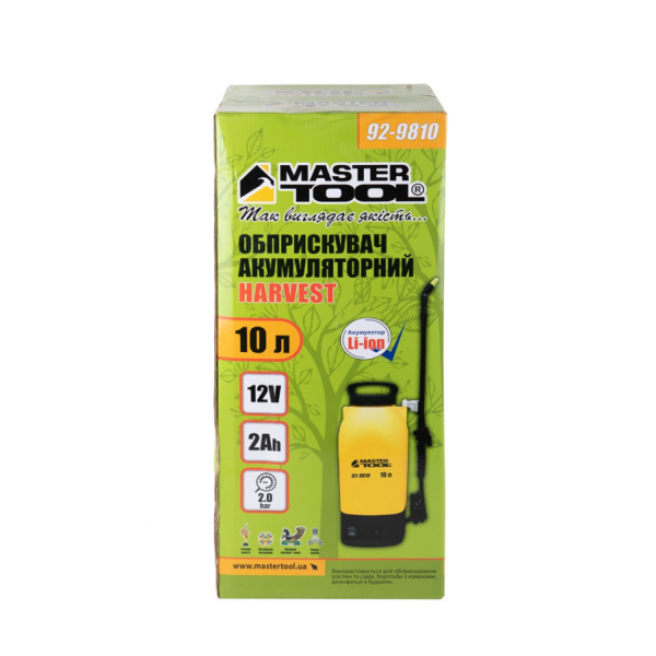 Опрыскиватель аккумуляторный Mastertool 10л Harvest (92-9810) - изображение 5
