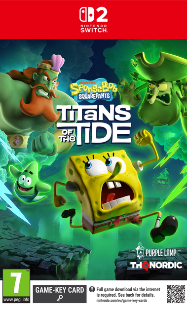 Гра Nintendo Switch 2 SpongeBob SquarePants: Titans of the Tide (Електронний ключ) (9120131603220) - зображення 1