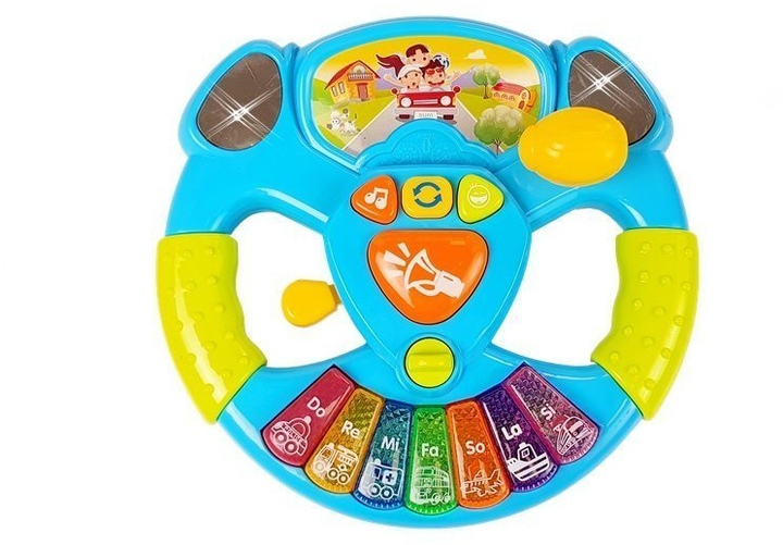 Інтерактивне кермо з піаніно LEAN Toys 7588 (5904665996348) - зображення 3
