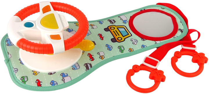 Kierownica-zabawka LEAN Toys do samochodu dla niemowląt 13383 (5905323216082) - obraz 3