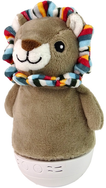 Zabawka LEAN Toys Lew z lampką i muzyką Brązowa 13865 (5905515359290) - obraz 3