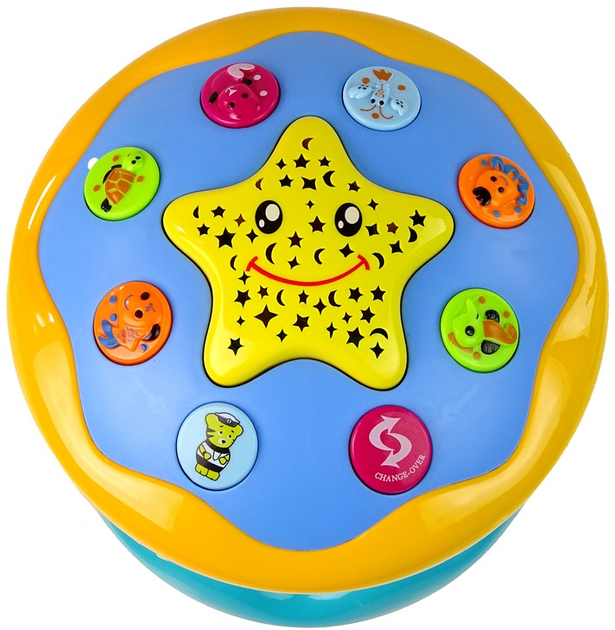 Lampka-projektor gwiazd wielofunkcyjna nocna LEAN Toys Ocean: podwodny świat 14604 (5905515350587) - obraz 4