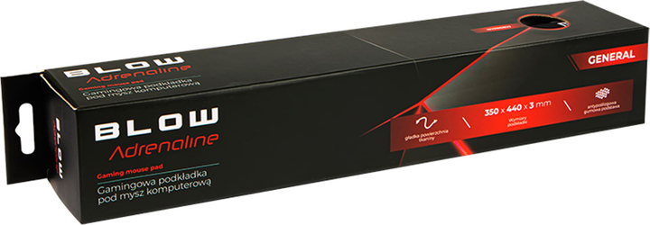 Podkładka gamingowa Blow 350x440 XL Control Black/Red (84-401#) - obraz 3