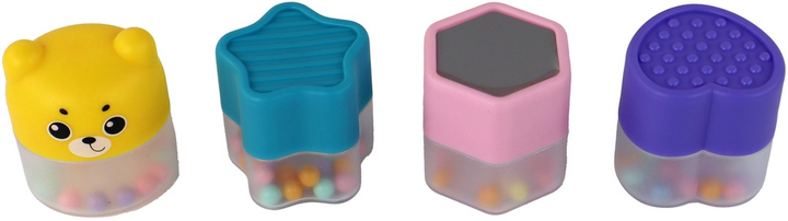Sorter-domek edukacyjny LEAN Toys z klockami Różowy 15200 (5905515355858) - obraz 4