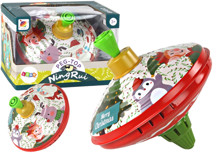 Металева дзига LEAN Toys Святий Миколай (5905991005032) - зображення 2