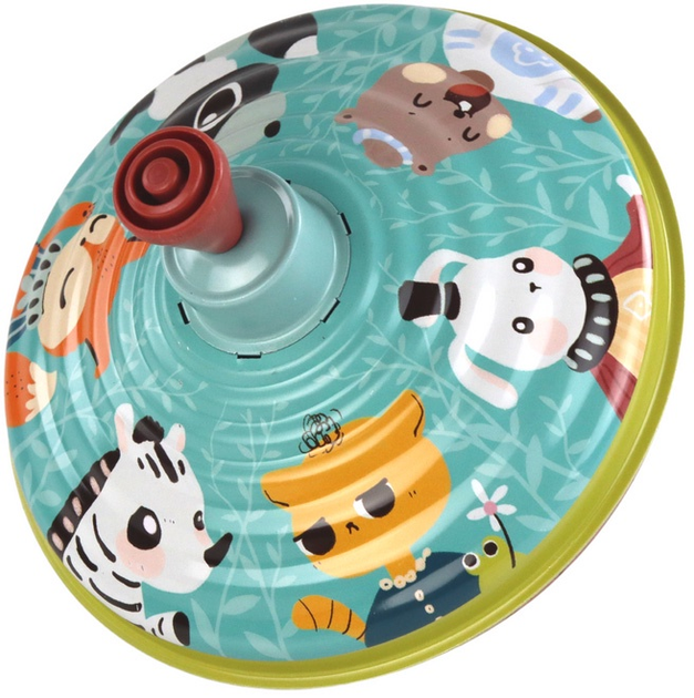 Металева дзиґа LEAN Toys Тваринки 17499 (5905991003489) - зображення 4