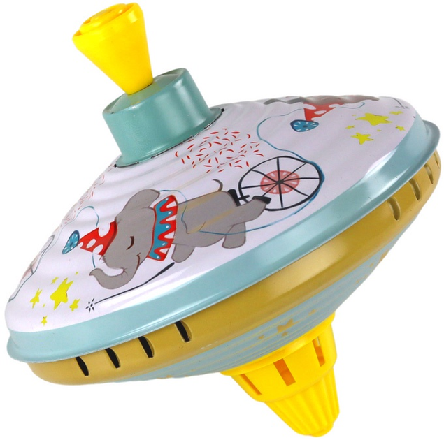 Дзиґа традиційна металева LEAN Toys Цирк 17653 (5905991005025) - зображення 3
