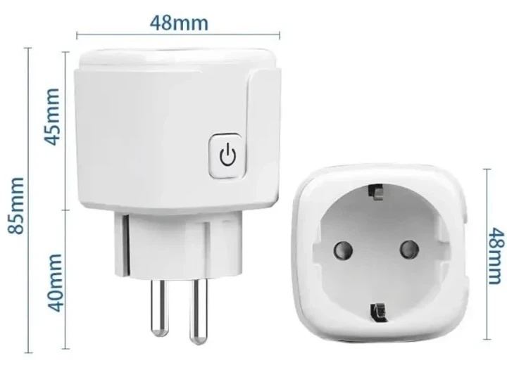 Розумна WiFi розетка Smart 16А 3680Вт з моніторингом енергоспоживання Управління через телефон Біла - Фото 2 Розумна WiFi розетка Smart 16А 3680Вт з моніторингом енергоспоживання Управління через телефон Біла - зображення 2