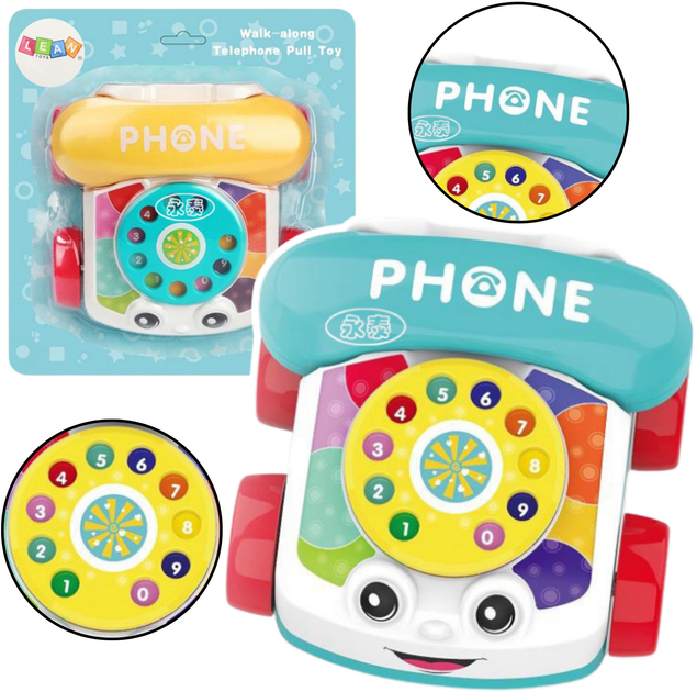 Інтерактивний висувний телефон LEAN Toys Барвистий 22858 (5905991052074) - зображення 2