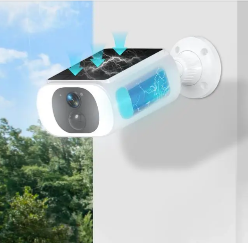 Уличная Wi-Fi IP камера ANRAN C3 2K 3MP с солнечной панелью, ночной подсветкой, датчиком движения - изображение 2
