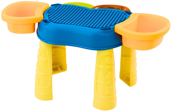 Stolik wielofunkcyjny LEAN Toys 4w1 Niebieski 18529 (5905991021506) - obraz 4