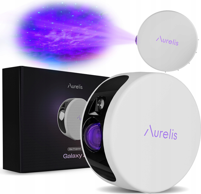 Projektor gwiazd Aurelis Galaxy 2 Biały (5905523420265) - obraz 2