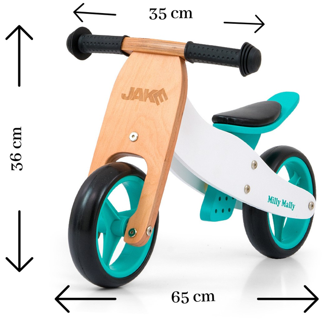Біговел Milly Mally Jake Classic Mint (3218) (5901761126075) - зображення 2