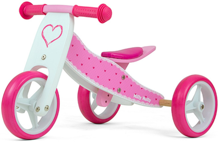 Rowerek biegowy Milly Mally Jake Hearts (2595) (5901761124699) - obraz 2