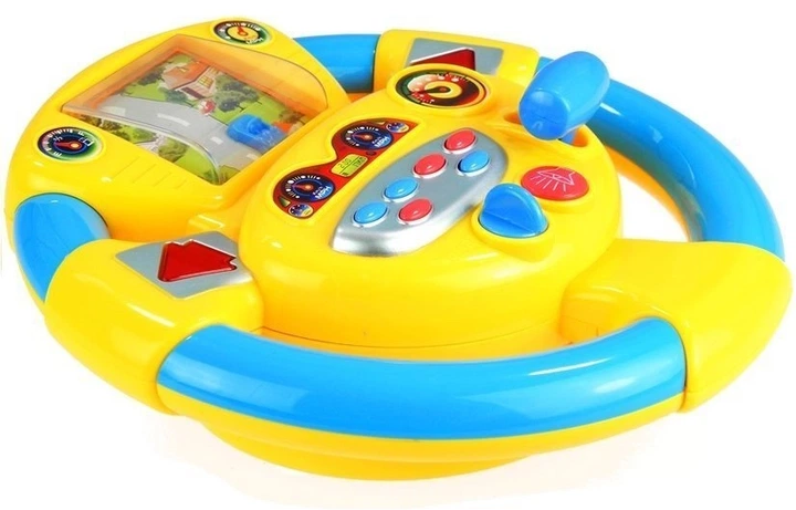 Інтерактивне кермо для малюків зі звуками LEAN Toys 2416 (5905323218536) - зображення 5