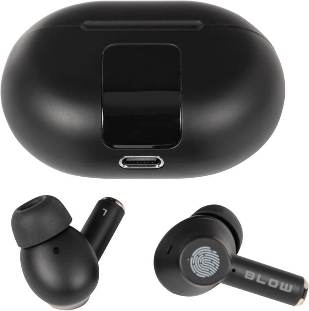 Słuchawki Blow Earbuds Pro ENC Black (32-823#) - obraz 3