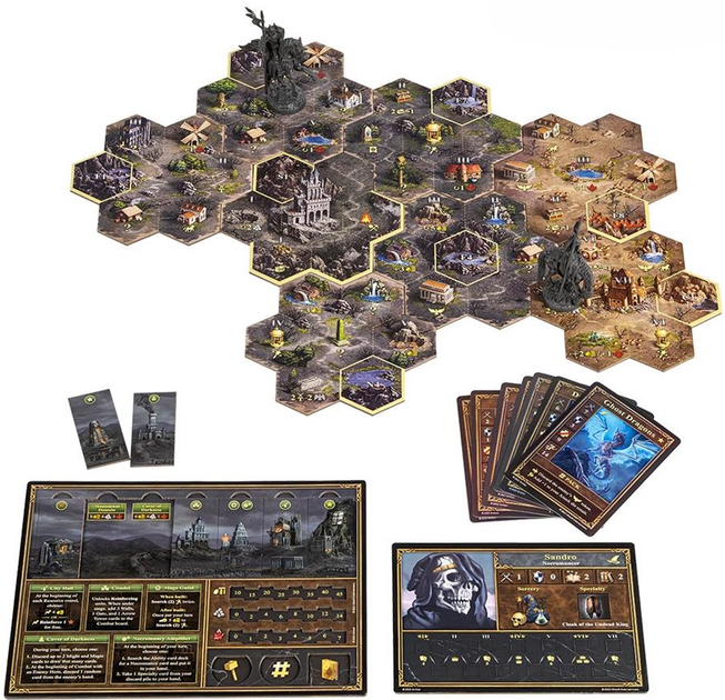 Настільна гра Archon Studio Heroes of Might and Magic III: The Board Game (англійське видання) (5901414674366) - зображення 5