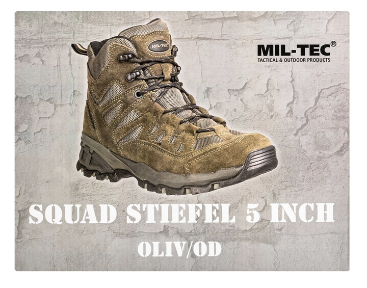 Берці MIL-TEC SQUAD 5 Olive 45 - изображение 15