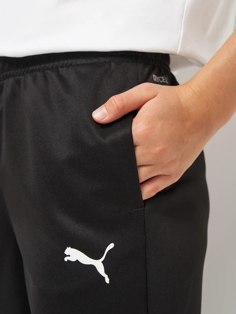 Подростковые спортивные штаны Puma individualRISE 65947703 146-152 см Puma Black-Puma White (4067978201439) - изображение 4